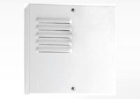 Marchio: VENITEM. Articolo: 20201604. Sirena autoalimentata a 13.8 Vdc (senza lampeggiante). Rialto con coperchio esterno in metallo verniciato bianco.