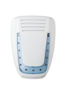 Marchio: VENITEM. Articolo: 20200132. Sirena autoalimentata a 13.8 Vdc con lampeggiante a led, sistema antischiuma-antishock e anti-perforazione. Mose LSP bianco opaco cal. Azzurra.