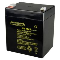 Marchio: DIERRETVCC. Articolo: VH-BAT1245-MV. Batteria senza mantenimento - Uso a riposo 13.5~13.8 V - Uso ciclico 14.4~15.0 V - Intensità massima iniziale < 1.35 A - Capacità 4500 mAh 