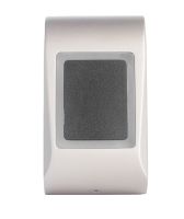 Marchio: ARITECH. Articolo: ACL800-RDREM-SILV. Lettore 125 KHz, da interno e da esterno (IP65). Distanza di lettura da 2 a 5 cm. Uscita Wiegand compatibile con Wiegand 26, 34, 42, bit. Protezione antiapertura e antirimozione. Buzzer incorporato. LED multi colore. Retro illuminazione blu. Struttura in alluminio. Colore argento.