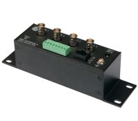 Marchio: ARITECH. Articolo: GEC-4VARHUB-4. Ricevitore video attivo su UTP, 4 canali, protezione da sovratensioni ed isolamento loop di terra, portata fino a 1220m (alimentatore non incluso)