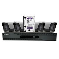 Marchio: DIERRETVCC. Articolo: VH-SF-KIT17. Safire - Kit PoC CCTV 4 telecamere bullet Lente Varifocale 1080p - Composto da: 1 x SF-HTVR6104AP-HEVC 4 CH H.265+/H.265 1080p - 1 x HD1TB Disco Duro 1TB speciale per videovigilanza Wester Digital WD10PURX - 4 x SF-SF-CV788VP-FTVI Telecamera bullet ECO 1080P 2.8~12 mm IR 40m IP66 - Power Over Coaxial (PoC), non necessita di alimentazione aggiuntiva