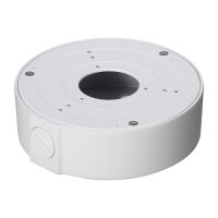 Marchio: DIERRETVCC. Articolo: vh-pfa130. Scatola connessioni per telecamere dome - Metallo - 42 mm (Al) x 138 mm (diametro base) - Permette posizionare al suo interno l'alimentatore ed anche il passaggio interno dei cavi - Molteplici fori per installazione di diversi tipi di dome