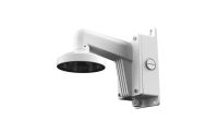 Marchio: HIKVISION. Articolo: DS-1273ZJ-130B. Staffa da parete con box posteriore in alluminio colore bianco. Dim.: ø 140 x 182 x 120 mm.