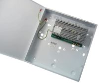 Marchio: ARITECH. Articolo: STX2410-E. Alimentatore di emergenza 24Vcc - 10A + 0,7A per ricarica batterie, in custodia metallica. Spazio interno per l’alloggiamento di 2 batterie 12V-15Ah tipo BS131 (non fornite). Dispone di 2 uscite a relè per la segnalazione separata di mancanza rete o di gu