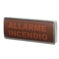 Marchio: ARITECH. Articolo: GRP25L-AIP65. Pannello ottico/acustico autoalimentato di LED ad alta luminosità e buzzer con suono intermittente. Il pannello dispone di led per segnalazione anomalie, possibilità di test remoto e uscita elettronica per la remotizzazione della segnalazione di anomalia. Alimentazione 12/24Vcc. Protezione IP65