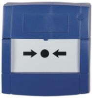 Marchio: ARITECH. Articolo: DMN700B. Avvisatore di allarme a rottura vetro di colore blu. L'avvisatore dispone di morsetti estraibili per il collegamento dei cablaggi. Necessita di scatola di installazione.