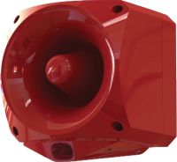 Marchio: ARITECH. Articolo: ASW377. Sirena di allarme multitono ad alta potenza per esterno con montaggio a parete completa di lampeggiante. Fornita con base di montaggio per passaggio cavi. Suono di uscita impostabile fra 64 toni con regolazione del volume, selezione della frequenza di lampeggio ed impostazione fino a 3 livelli di allarme. IP66. Certificazione EN54-23