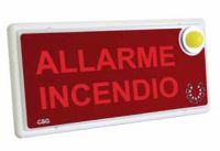 Marchio: COOPER. Articolo: 5965-CSA. Sirena en54-3 e lampeg. En54-23 con ind. luminosa 