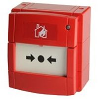 Marchio: NOTIFIER. Articolo: NRX-WCP. Il pulsante di segnalazione allarme manuale radio NRX-WCP è un dispositivo a radiofrequenza alimentato a batteria, progettato per essere impiegato con il gateway radio NRXI-GATE. Contiene un ricetrasmettitore e viene integrato in un sistema antincendio indirizzabile tramite un protocollo di comunicazione proprietario.  NRX-WCP è un punto di segnalazione allarme manuale radio con grado di protezione IP67. Viene montato a muro tramite una base di plastica. Il  dispositivo è a norma EN54-11 ed EN54-25, e rispetta i requisiti di cui agli standard EN 300 220 ed EN 301 489 per la conformità alla Direttiva R&TTE. Corrente di standby: 120 μA a 3 V CC (tipica in modo di funzionamento normale) Corrente LED rosso: 2 mA Tempo di risincronizzazione: 35s dall’accensione del dispositivo alla normale comunicazione RF quando la rete è attiva) Batterie: 4 Duracell Ultra 123 Durata delle batterie: 4 anni a 25°C Frequenza radio: 865-870 MHz; Potenza di uscita RF: 14 dBm (max) Range: 500 m (tipico in aria libera) Umidità relativa: dal 10% al 93% (senza condensa) Classe IP: IP67.