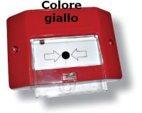 Marchio: UNITEK. Articolo: UTKAPX61EG. Pulsante ripristinabile con chiave -compatibile 503- a un contatto - giallo-con copertura trasparente