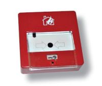 Marchio: UNITEK. Articolo: UTKAPY61R. Pulsante rosso ripristinabile con chiave a un contatto con led di segnalazione -con sportello di protezione trasparente - conforme en54