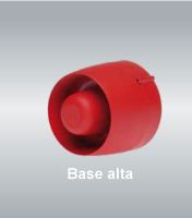 Marchio: UNITEK. Articolo: UTKASTG510019. Avvisatore acustico en54-3 base alta ip33c, 32 toni selezionabili - corpo rosso