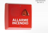 Marchio: VENITEM. Articolo: 20204385. Sirena Triade F24 antincendio autoalimentata omologata EN54-3 