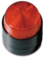 Marchio: ARITECH. Articolo: AB303. Lampeggiatore con alimentazione a 12V; partenza 1 W. Fornito con calotta rossa. 