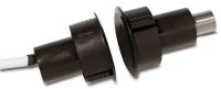 Marchio: ARITECH. Articolo: DC125B. Contatto magnetico bilanciato ad incasso per porte in ferro con cavo. GAP max 12 mm. Colore marrone.