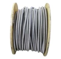 Marchio: ARITECH. Articolo: DF853. Cavo sensore microfonico in tubazione metallica flessibile Armour-Flex. Bobina da 100 m. 