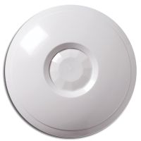 Marchio: ARITECH. Articolo: 6530CM. Infrarosso a soffitto a lente di fresnel. Diametro di copertura 9 m. a 3,6 m. di altezza. Conta impulsi. Comformità EN50131 Grado 2.