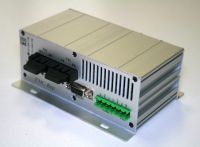 Marchio: CIAS. Articolo: IB-FMC-REP FO Single Mode. Ripetitore/Convertitore di linea 5 porte RS 485, 2 porte Fibra Ottica Mono-Modale, 1 porta RS 232, contenitore di alluminio.