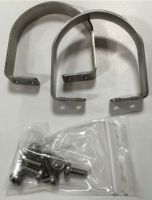 Marchio: COMBIVOX. Articolo: STAFFA MONTAGGIO A PALO. Staffa in acciaio inox per montaggio a palo