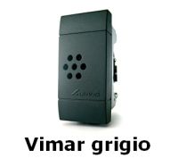 Marchio: COMBIVOX. Articolo: MODULO AUDIO PER INSERITORI BUS. Modulo audio amplificato (volume regolabile) in abbinamento agli inseritori BUS disponibile per tutte le serie degli inseritori. Serie Vimar grigio. COD. 61.858 