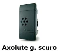 Marchio: COMBIVOX. Articolo: MODULO AUDIO PER INSERITORI BUS. Modulo audio amplificato (volume regolabile) in abbinamento agli inseritori BUS disponibile per tutte le serie degli inseritori. Serie Axolute Grigio Scuro COD. 61.892 