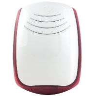Marchio: COMBIVOX. Articolo: SIRYA SOUND PLUS PRO CTW. Sirya PRO CTW Sound Plus, sirena wireless 868 MHz da esterno con alimentazione locale. Contenitore inASA bianco (stabilità alle alte temperature, elevata resistenza ai raggi UV e agli agenti atmosferici e chimici)e lampeggiante in policarbonato rosso. Resa sonora max 103 db (A) a 3 m. Protezione mediante antiavvicianamento.Protezione tamper antiapertura/antistrappo. Tensione di alimentazione in locale 13.8V. Batteriatampone alloggiabile da 2,2A (non in dotazione). Programmazione tecnica da software CombiTEC. Comunicazioneradio per comando attivazione su allarme e/o indicazione stato di inserimento tramite lampeggiantee per segnalazioni di stato (tamper, assenza rete, avaria tromba, batteria scarica).Dimensioni (L x H x P in mm): 225 x 311 x 92.