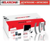 Marchio: ELKRON. Articolo: KIT EGON CON PSU. Il kit comprende: 1 centrale CR600, 1 infrarosso passivo IR600,1 contatto magnetico slim DC600, 1 telecomando RC600 e 1 alimentatore da montareall'interno della centrale PSU600.
