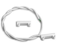 Marchio: ELKRON. Articolo: MMS50. Confezione da 10 pz, contatto da superficie in ABS, terminale con cavo, colore Bianco. Terminali a cavoDotato di antimanomissioneDistanza minima di funzionamento: 10 mm.