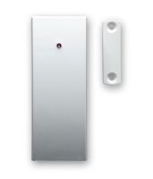 Marchio: ELKRON. Articolo: MC300R . Contatto magnetico radio di colore bianco, trasmissione su 2 canali indipendenti: canale 1, per il contatto reed interno (magnete in dotazione), ingresso NC esterno, tamper apertura e rimozione; canale 2, per ingresso allarme e tamper aggiuntivi. L’allarme aggiuntivo può essere programmato come NC, NA, contatto fune o sensore inerziale con conteggio impulsi e sensibilità programmabili. 