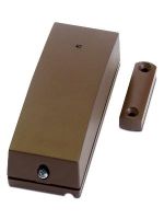 Marchio: ELKRON. Articolo: MC300R/BR . Contatto magnetico radio di colore marrone. Medesime caratteristiche dell’articolo MC300R. 