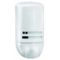 Marchio: ELKRON. Articolo: IMA20EX. Rivelatore da esterno a tripla tecnologia: infrarosso passivo a specchio, microonda a doppio loboPortata: 10 mTensione nominale di alimentazione: 12VdcTensione di funzionamento min /max: 9 ÷ 15VdcAssorbimento a 12Vdc: 9mA nomTecnologia: microonda a doppio canale ed infrarosso passivo a specchioSensibilità Microonda regolabile con trimmerFrequenza: 10.525 GHzZone sensibili infrarosso: sette fasci a tendaCompensazione temperatura: presente (regolazione digitale)Durata allarme: 3 secondiUscita di allarme: NC a riposo max 35Vdc / 150 mATamper antimanomissione: NC max. 24Vdc / 500 mATemperatura di funzionamento: -25°C +55°CUmidità: 5 ~ 95%Grado di protezione involucro: IP43Dimensioni (h x l x p): 152 x 75 x 55 mmSnodo in dotazione