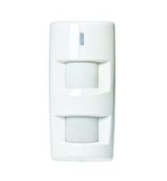 Marchio: ELKRON. Articolo: IRP500. Rivelatore ad infrarosso passivo con PET immunity>> Tecnologia di comunicazione: radiofrequenza bidirezionale>> Modalità di comunicazione: FSK>> Frequenza: 868.6375 MHz Bidirezionale>> Alimentazione: 1 batteria AA Litio (in dotazione)>> Autonomia: sino a 2 anni in normali condizioni>> Portata: oltre 100m in spazio aperto>> Portata 12m installato a 2,2m dal suolo>> Discriminazione animali sino a 27Kg>> Compensazione automatica temperatura>> Protezione luce bianca>> Snodo in dotazione>> Dimensioni (L x H x P): 64 x 90 x 42 mm