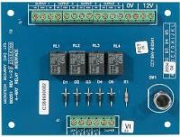 Marchio: HONEYWELL. Articolo: A101 . Scheda di interfaccia a quattro relè Collegata alle uscite dei concentratori RIO e delle centrali, consente di ottenere un contatto di scambio per ogni uscitaSolo scheda