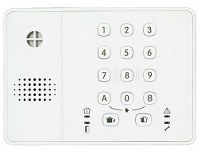 Marchio: HONEYWELL. Articolo: LKP-S8M-EN. Tastiera via radio a LEDCicalino piezoelettrico (90dB, Intrusione/ Incendio) Lettore di prossimità 4 LED sincronizzati con i LED della centrale Sincronizzazione dei profili utente (codici, tag) Protocollo bidirezionale ALPHA Portata radio estensiva (2000m in campo aperto) Alimen tatazione a batterie (3XCR123A, 4 anni di autonomia) Avviso acustico locale di sistema Installazione semplice con staffa Comunicazione completamente via radio Comunicazione audio half duplex Tutte le funzionalità audio della centrale sono disponibili via radio Fino a 3 punti audio Ciascun canale audio può essere attivato separatamente Un dispositivo audio può essere associate ad un sensore per poter seguire l’intruso Audio supportato con centrali GSM voce e PSTN Audio senza fili compatibile con Contact ID, Surtec, CESA, Secom3, ecc. Conforme a norma EN50131-3 Grado 2, EN50131-4 Grado 2