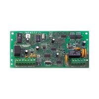 Marchio: PARADOX. Articolo: APR3-ADM2. INTOUCH modulo vocale di comando centrale, con collegamento su BUS. Permette l’inserimento/disinserimento a distanza tramite linea telefonica, l’attivazione di un’uscita programmabile e la verifica vocale in italiano dello stato del sistema. Compatibile con Centrale SPECTRA (1738, 1759MG e 1759MG/86) e DIGIPLEX