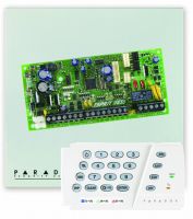 Marchio: PARADOX. Articolo: ESPRIT E55. Centrale a microprocessore a 4 zone (8 con la funzione di duplicazione zone), espandibile fino a 32 zone cablate con moduli ZX8, ZX8SP e con un massimo di 15 zone su tastiera (1 per tastiera). Possibilità di inserimento a chiave. Memoria 256 eventi, 32 codici utenti. Possibilità di inserimento rapido con zone aperte, e di suddividere l’impianto in 2 aree indipendenti con area comune. Combinatore telefonico digitale incorporato: 3 numeri per Centrale di Sorveglianza e 5 numeri per combinatore vocale (con VDMP3). Connessione diretta a 9,6k baud con il software WinLoad. 1 uscita programmabile, espandibile a 3 con moduli ZX8 e ZX8SP. 1 uscita relè. Alimentatore “switching” 1.1A. Armadio metallico mm 280x280x76. Fornita con tastiera K636 cablata a LED 10 zone su 1 area.