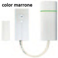 Marchio: PARADOX. Articolo: M25-IMP-M. Rivelatore d'urti supervisionato con sensore piezoe­lettrico, interruttore antimanomissione. Possibilità di ge­stire anche, su un altro canale, il contatto magnetico, colore bianco. Fornito con 2 pile al litio FR14505 AA 1,5V. Versione a 868MHz. Colore marrone.