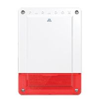 Marchio: PARADOX. Articolo: SR250M . Sirena da esterno senza fili bidirezionale resistente alle intemperie e completamente supervisionata dalla Centrale M25 per batteria bassa e manomissione, con una luce stroboscopica incorporata. Fornisce una risposta rapida ai segnali di allarme con diffe­renziazione tra eventi di intrusione e incendio. Supporta la comunicazione bidirezionale tramite trasmissione GFSK sicura con crittografia e salto di frequenza. Facilmente as­sociabile e configurabile tramite l’app BlueEye, la sirena è la soluzione ideale per sistemi di allarme di livello professionale. Operando a 868 MHz adatta la sua potenza di tra­smissione per ottimizzare il consumo della batteria e supporta gli aggiornamenti fir­mware da remoto tramite l’applicazione BlueEye. Include LED di stato, protezione antimanomissione e supervisione automatica a intervalli selezionabili). - Potenza sonora da 100 dB con luce stroboscopica integrata - Colori della lente: rosso, blu, chiara e ambra - Connettore di alimentazione esterna - Sensore di temperatura ambientale - Doppia protezione antimanomissione (coperchio e parete) - Firmware aggiornabile tramite l’app BlueEye - Fornita con 3 batterie alcaline MN1300 1.5V formato D - Durata della batteria fino a 5 anni - Certificazioni: CE, EN 50131-4, EN 50131-6, EN 50131-5-3, FCC 15.247