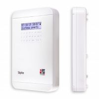 Marchio: PESS. Articolo: SOPHIE 64 - ABS14. Centrale radio a microprocessore 64 ingressi radio + 4 ingressicablati in box ABS, alimentatore 1,4 A, tastiera touch integrata(accessorio opzionale hi-tech proxy), GSM - GPRS integrato