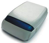 Marchio: SCANTRONIC. Articolo: 760ES. Sirena radio 868MHz per esterno per centrali SCANTRONIC (per centrale Homelink 75 solo versioni SW 3.6 e superiori), corpo in policarbonato, lampeggiante a LED, comunicazione bidirezionale con centrale completamente supervisionata, possibilità di visualizzazione stato impianto su lampeggiante. completa di 2 pacchi batterie Alcalino Manganese autonomia 24 mesi, dimensioni 212(L) x 345(H) x 80(P) mm. 