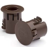 Marchio: TSEC. Articolo: CLR-BL-N. Adattatore montaggio contatti serie R su infissi blindati, completo di magnete, colore marrone