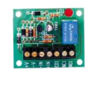 Marchio: UNITEK. Articolo: UTKRLA01V24A03. Circuito di interfaccia relè 12Vcc 3A amplificato in corrente per l'utilizzo con uscite di tipo open collector. Ingresso a comando positivo o negativo.  