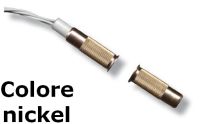 Marchio: UNITEK. Articolo: UTKCI02N. Contatto magnetico da incasso in ottone - nichelato