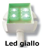 Marchio: UNITEK. Articolo: UTKRO465G. Ripetitore ottico 12/24 volt led grande partenza - cavo di collegamento - giallo