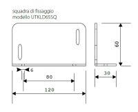 Marchio: UNITEK. Articolo: UTKLD65SQ. Squadra di fissaggio a pavimento
