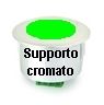 Marchio: VENITEM. Articolo: 20209215. Ripetitore da incasso RLI alim. da 3V a 30V supporto cromo luce verde