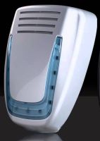 Marchio: VENITEM. Articolo: 20200115. Sirena autoalimentata a 13.8 Vdc con lampeggiante a led e sistema Antischiuma-antishock. Mose LS grigio lucido tech cal. Azzurra.