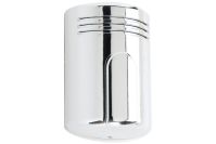 Marchio: VENITEM. Articolo: MINIDOGE ARGENTO. MINIDOGE COLOR ARGENTO SATINATO, SIRENA PIEZO 12V