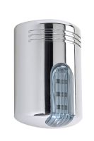 Marchio: VENITEM. Articolo: DAS1PCRF. Sirena Doge WIRELESS con antiperf. c/batt. Cromo calotta Fume'. Sirena Doge wireless, AUTOPROTETTA, BIDIREZIONALE, SUPERVISIONATA, sistema antischiuma brevettato a doppia tecnologia contro i falsi allarmi, con innovativo sistema antiperforazione, antishock contro gli urti violenti e lampeggiante a led, compatibile con qualsiasi tipo di centrale filare e/o wireless (batterie incluse).